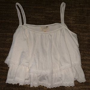 Vintage LA Hearts Crop Top